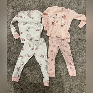 Carter's Pink and White Kids Pajama Set